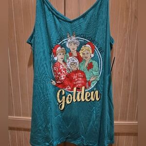 Torrid Gokden Girls Sleep Tank 4X NIB